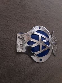 Aa Badge Blue Background, on offer