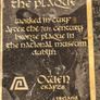 Wall relief peat plaque peat plaque Owen Crafts crucifixion plaque Image 5