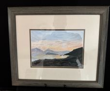 Framed Original Irish Landscape Watercolour Painting - Signed M.S. '99 (37.5 x 31cm)