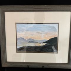 Framed Original Irish Landscape Watercolour Painting - Signed M.S. '99 (37.5 x 31cm)