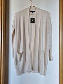 Primark Open Front Cardigan Natural s. S