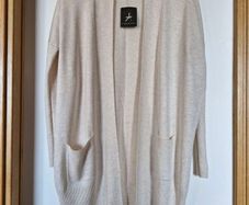 Primark Open Front Cardigan Natural s. S