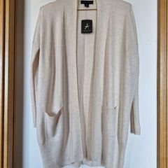Primark Open Front Cardigan Natural s. S