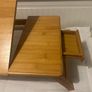 Tilting Top Laptop Desk | Natural Bamboo Image 3