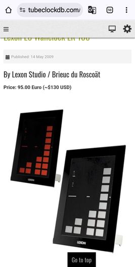 Binary clock