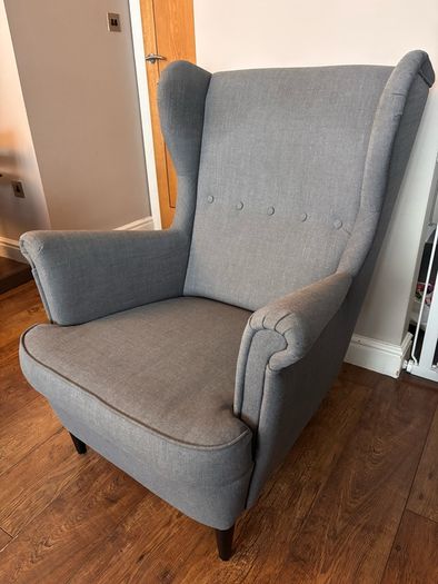 Ikea Armchair and footstool