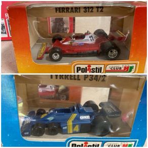 Polistil F1 Scale 1/32 Ferrari & Tyrell 70's