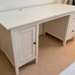 IKEA Hemnes Desk Home Office White 155x65cm