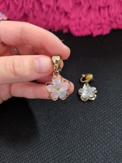 Flower Clip on earrings