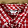 New Mens Lee Cooper Red White Shirt Short Sleeve - 2XL Image 2