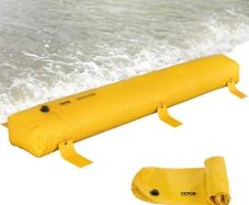 3.66 m Length x 51 cm Height Sandbag Alternative, Water Barrier for Flooding with Great Waterproof Effect, Reusable PVC Water Diversion Tubes, Flood Barriers for Home, Door, Garage