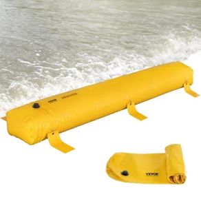 3.66 m Length x 51 cm Height Sandbag Alternative, Water Barrier for Flooding with Great Waterproof Effect, Reusable PVC Water Diversion Tubes, Flood Barriers for Home, Door, Garage