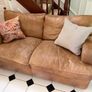 Laura Ashley Leather sofa bed Image 3