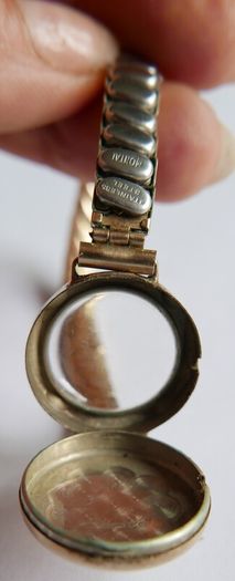 Vintage 1920s Solid 9Ct Gold 375 Lanco 15 Jewel Cased Ladies Manual Wristwatch (works well)