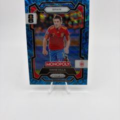 Panini Monopoly David Villa Blue Parrallel