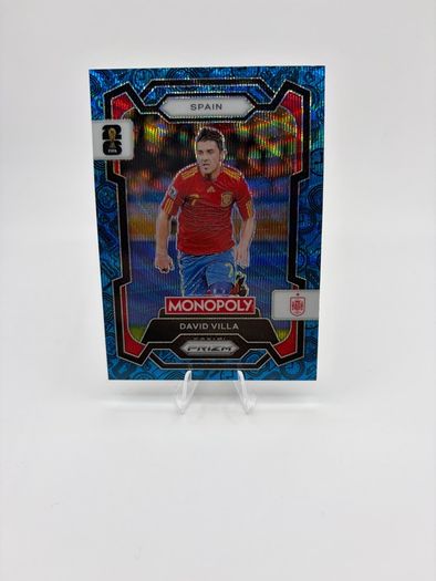 Panini Monopoly David Villa Blue Parrallel