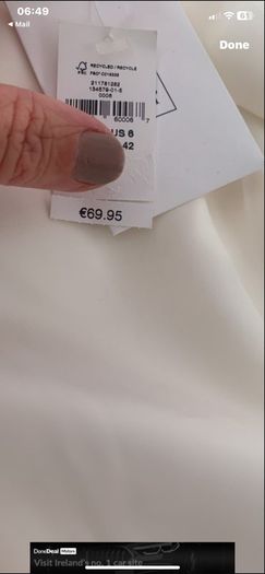 blazer Bnwt Gsp cream blazer size 10