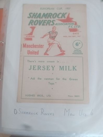 Rare Manchester United Programmes