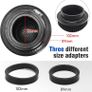 Cold Air IntaCold Air Intake Filter, Different Size 76MM 89MM 102MM High Flow Round Tapered Cone Closed-Top Cool Air Filter, for Cars Motorcycles(Black)ke Filter, Different Size 76MM 89MM 102MM High Flow Round Tapered Cone Closed-Top Cool Air Filter, for  Image 2