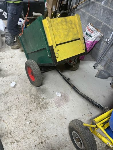 Berg Go Kart and Tipping Trailer