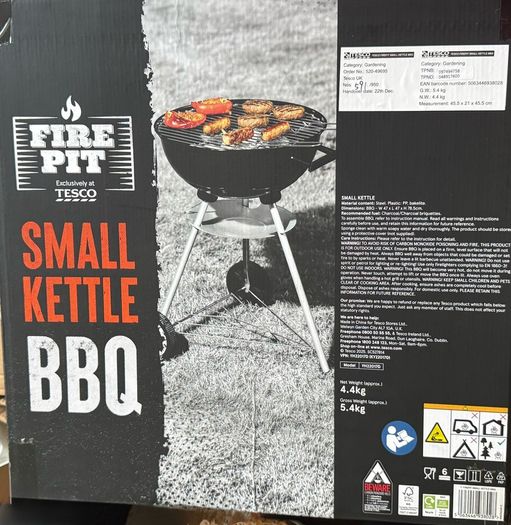 Brand New Fire Pit Small Kettle Bbq