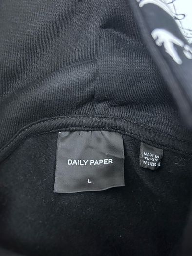 Daily Paper All Over Print Hoodie Mens Large