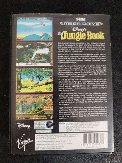 The Jungle Book. Sega Megadrive