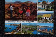 Ireland Postcard : Greetings From Co. Galway - Multi-view - A John Hinde Giant Postcard