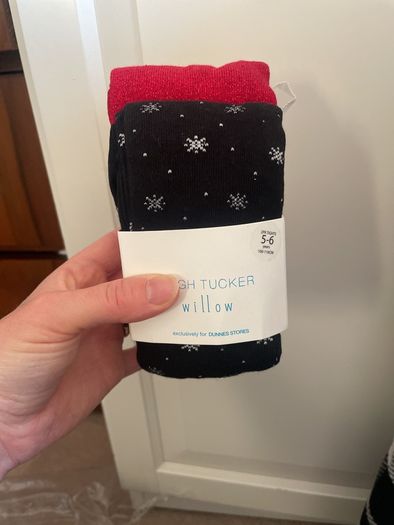 3 pack bundle Christmas tights age 5-6