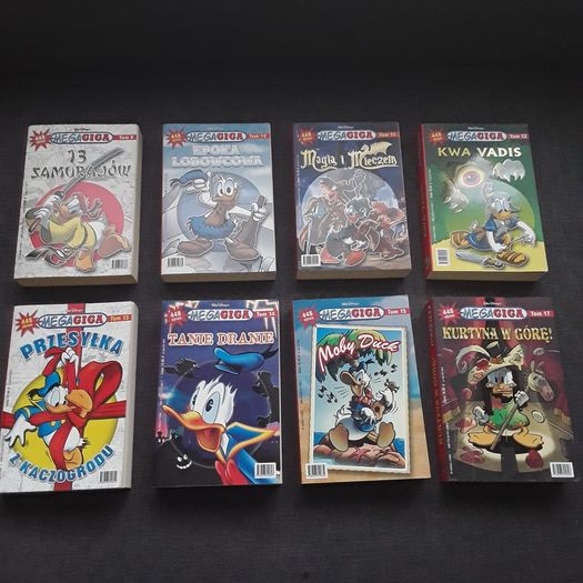 Polish books / komiksy Kaczor Donald  Mega Giga i  Mamut nowe