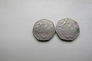 UK 1994 D-Day 50p coin x 2