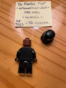 Lego minifigure Tie Fighter Pilot sw0035a - 2004