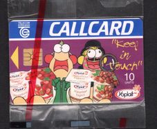 1997 Ireland 10 unit Yoplait Zig and Zag (Gemplus GEM1) Call Card Mint in Packaging. Telecom Eireann card number 1136.