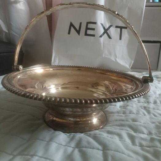 Silver plated fruit bowl