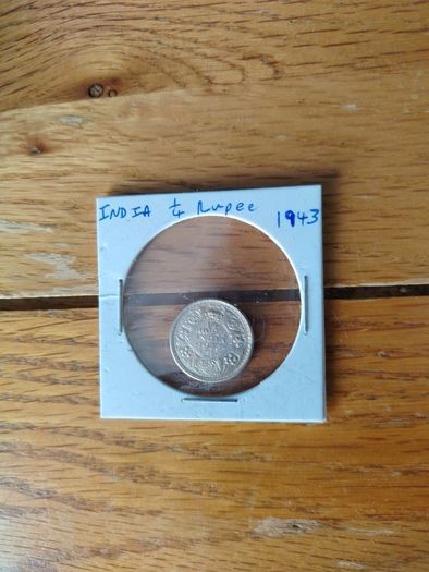 India 1/4 Rupee 1943