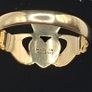 Vintage 9ct yellow gold claddagh rings Image 5