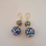 Beautiful Handmade Afghani Design Colorful Enamel Drop Earrings Image 10
