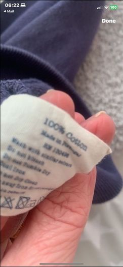 sweatshirt size 10 Jack Willis