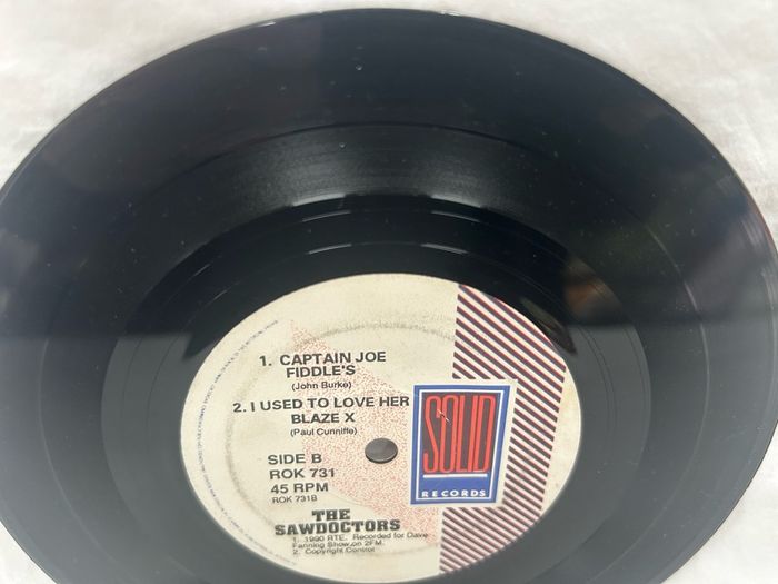 The Saw Doctors, I Useta Lover, 7", 1990,ROK 731, LABEL MISPRINT, The Sawdoctors