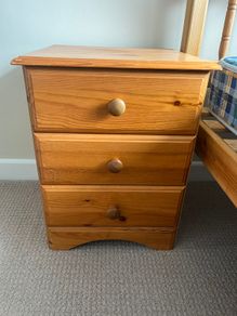 3 x drawer pine locker