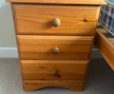 3 x drawer pine locker