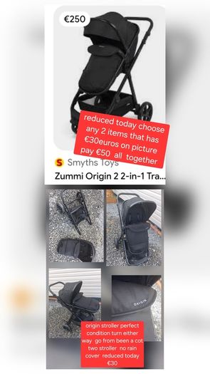 double  and single stroller