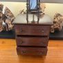 Antique Apprentice Chest & Cheval Mirror Image 7