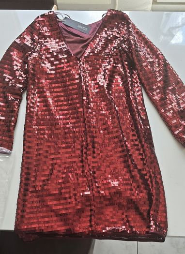 ESPRIT ladies' dress for special occasions 102EO1E331 , 618/CHERRY RED 4, size S