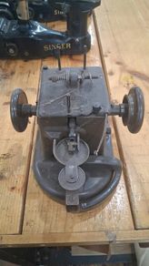 Allbrook & Hashfield Success Leather & Fur Sewing Machine Head Only