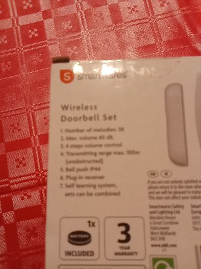 doorbell set wireless