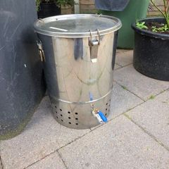 Stainless steel wormery (for composting)