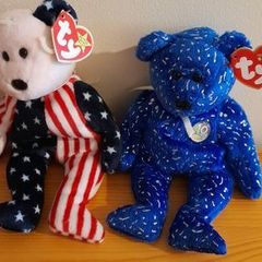 Ty Beanie Baby- Spangle & Decade