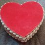Presume Vintage Heart Shaped Shell Box Image 2