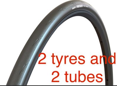 2 Maxxis Pursuer Road Tyres 700x32 and 2 chaoyang tubes  - Free Postage